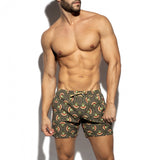 ES Collection Peacock Print Swim Shorts (2606)