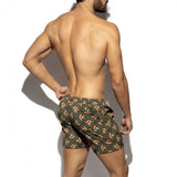 ES Collection Peacock Print Swim Shorts (2606)
