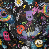 Addicted Play Rainbow Swim Shorts (ADS347)