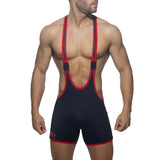 Addicted Rainbow Tape Wrestling Suit (ADS322)