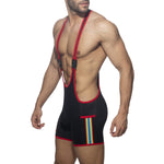 Addicted Rainbow Tape Wrestling Suit (ADS322)