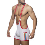 Addicted Rainbow Tape Wrestling Suit (ADS322)