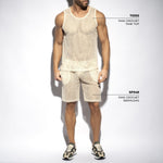 ES Collection Raw Crochet Bermuda Shorts (SP348)