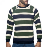 Addicted Retro Stripes Sweatshirt (AD1438)