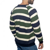 Addicted Retro Stripes Sweatshirt (AD1438)