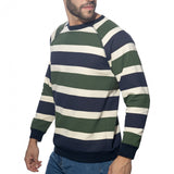 Addicted Retro Stripes Sweatshirt (AD1438)