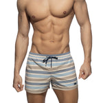 Addicted Retro Stripes Swim Shorts (ADS351)