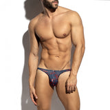 ES Collection Striped Floral Mini Thong (UN687)