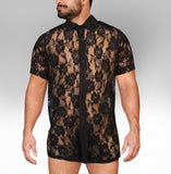 Alpha Charlie - Rose Mesh Shirt