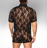 Alpha Charlie - Rose Mesh Shirt