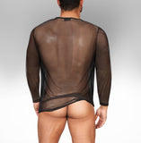 Alpha Charlie - Sheer Long Sleeve T-Shirt