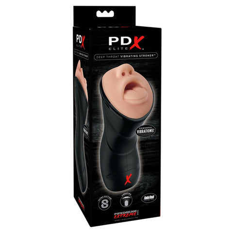 PDX ELITE Deep Throat Vibrating Stroker (PDRD507)