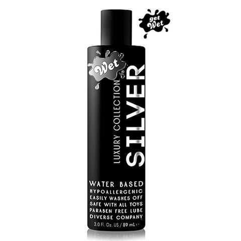 Wet Silver Water-Based Lube 3oz