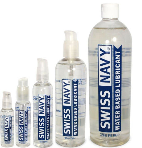 Swiss Navy Water Based Lube - Various Sizes