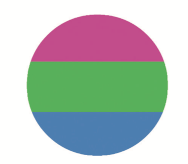 Polysexual Pride Button