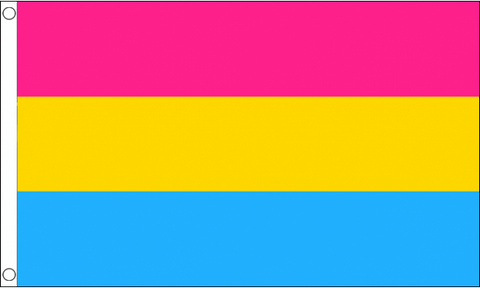 Pansexual Flag Silkscreened 3' x 5' Polyester