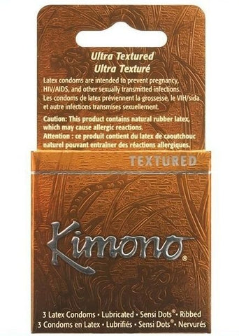 Kimono Textured Condom 3 Pack (9852.013)