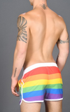 Andrew Christian Pride Stripe Swim Shorts (7632)