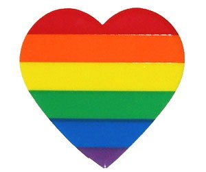 Rainbow Heart Sticker/Decal