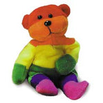 Rainbow Beanie Bear