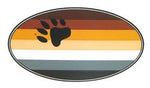 Bear Pride Oval Sticker