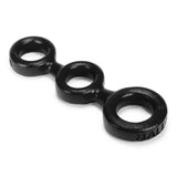 Oxballs 3-Ball Cockring with 2 Attached Ball Stretchers