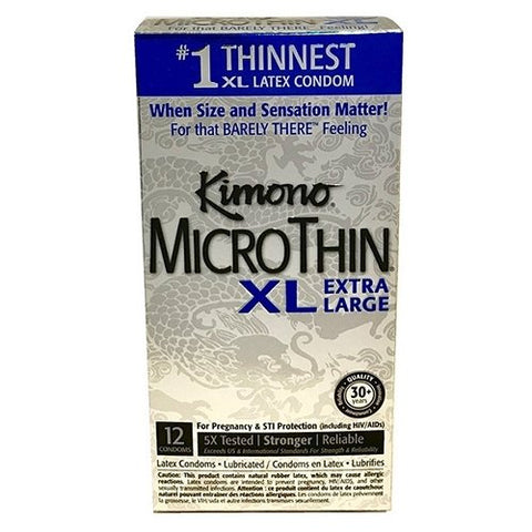 Kimono Micro Thin X-Large Condom 12 Pack