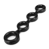 Oxballs 4-Ball Cockring with 3 Attached Ball Stretchers