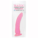 Basix Rubber Works - Slim 7" Dong w Suction Cup  (PD4223)