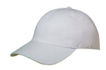 Plain Garment Washed Cotton Chino Caps (CT6550)