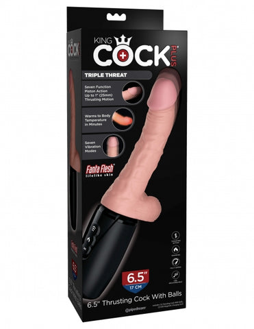 King Cock Plus Thrusting Cock With Balls