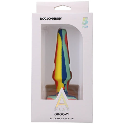 A-Play - Groovy - 5" Silicone Anal Plug (0302.02) Out on the Street A-Play - Groovy - 5" Silicone Anal Plug (0302.02) Out on the Street