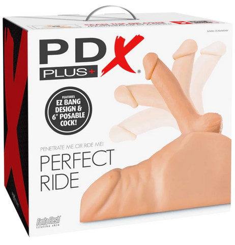 PDX Plus Perfect Ride Masturbator/Dildo