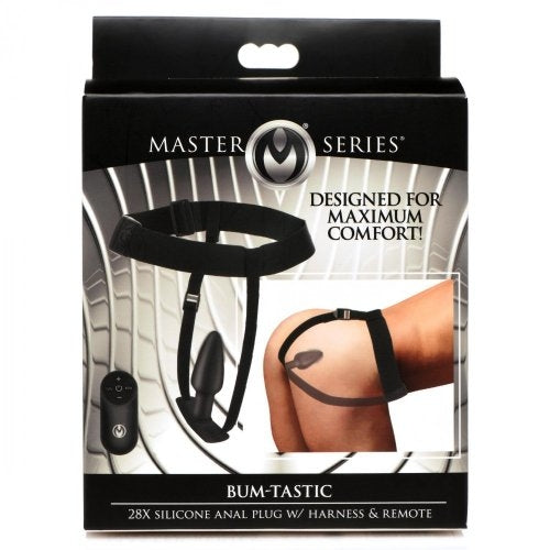 Master Series 28X Silicone Anal Plug w/ Harness & Remote (XRAH050) – Out on  the Street
