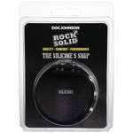 Rock Solid - The Silicone 5-Snap CockRing Black (3700.21)