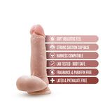 Blush - Dr. Skin - Dr. Paul - 7.25 Inch Dildo With Balls