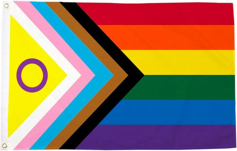 Intersex Inclusive Pride Flag Silkscreened 3' x 5' Polyester