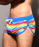 Andrew Christian Ultra-Short Pride Swim Shorts (7994)