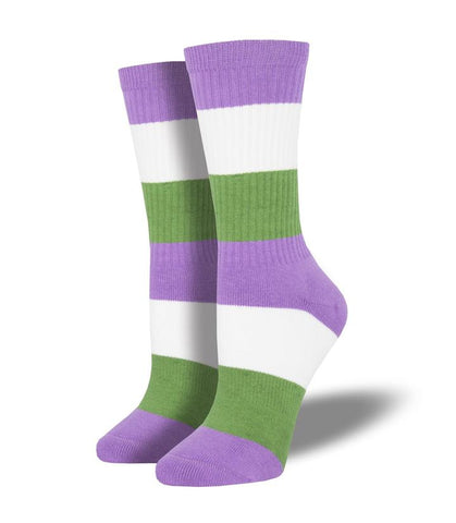 Genderqueer Pride Socks