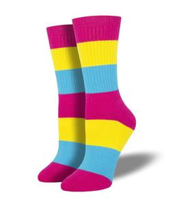 Pansexual Pride Socks