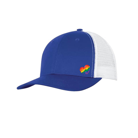 VRS Rainbow Geo Heart Mesh Back Cap
