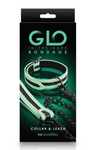 NS - GLO Bondage - Collar and Leash (39.0497.28)