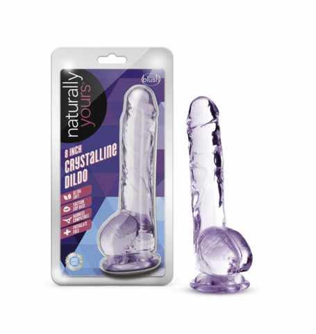 Blush - Naturally Yours - 8" Crystalline Dildo (9.51501)