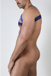 CellBlock13 Marathon Elastic Body Harness with CB13 Cockring (CBS251)