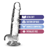 Blush - Naturally Yours - 7" Crystalline Dildo