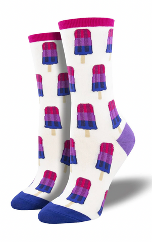 Bi Pride Popsicle Socks