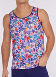 St33le Hibiscus Mesh Tank Top (1104)