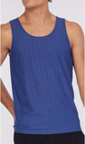 St33le Logo Embossed Mesh Gym Tank Top (247)