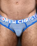 Andrew Christian Sky Stripe Locker Room Jock w/ Almost Naked (92566)