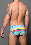 Andrew Christian Avalon Stripe Brief w/ ALMOST NAKED® (92660)